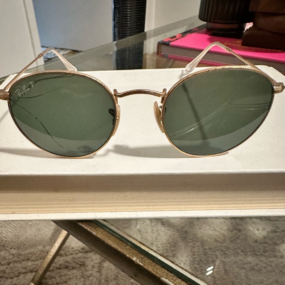 Ray-Ban round metal sunglasses